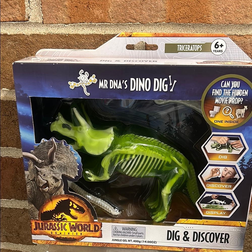 Dino Dig Triceratops - Green